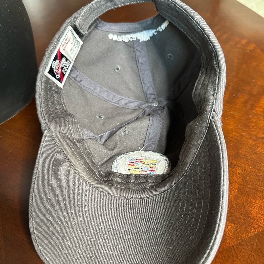 Gray Embroidered Logo Cap - Picture 6 of 6